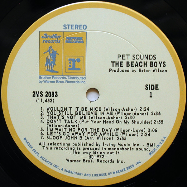  052226.aprevpetsounds 1972Brother label.jpg